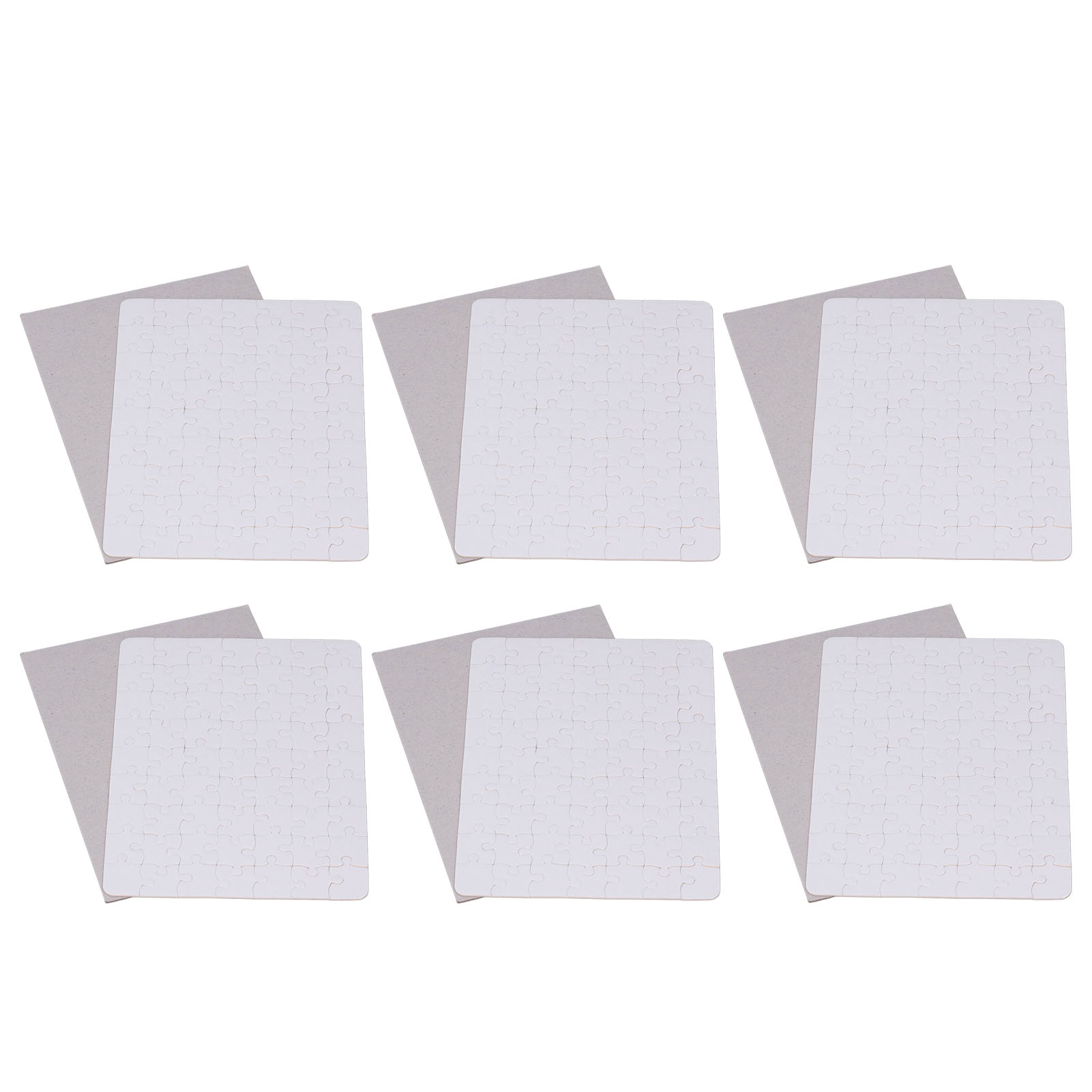6 Zestawów Pustych Puzzle 13x1 – Puzzle Blank White recenzja i cena