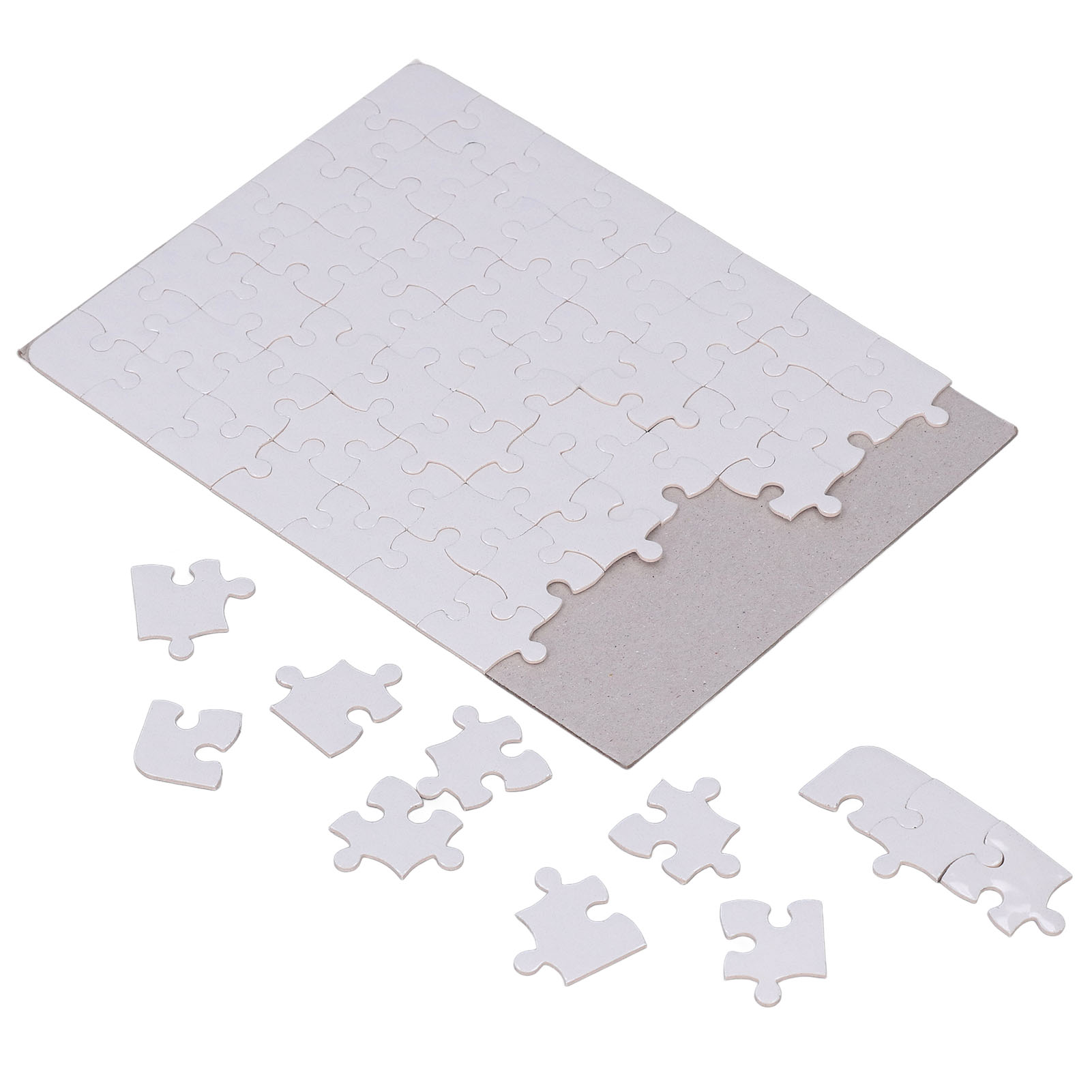6 Zestawów Pustych Puzzle 13x1 – Puzzle Blank White recenzja i cena